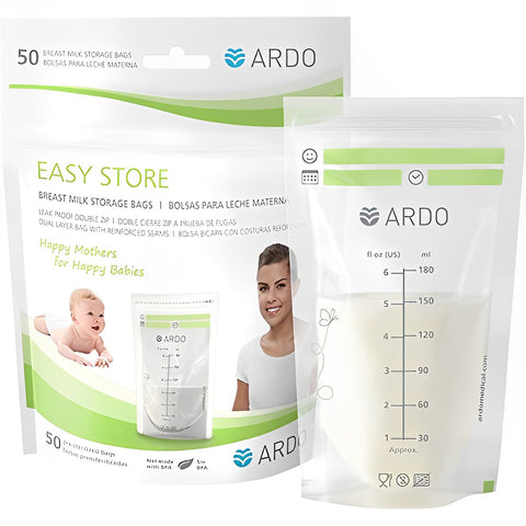 Ardo Easy Store Breast Milk Storage Bag, 6 oz Capacity