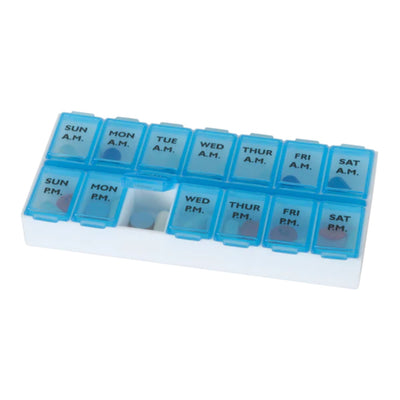 Apothecary Products Ezy Dose Twice-A-Day Pill Reminder, Pill Organizer, 67375