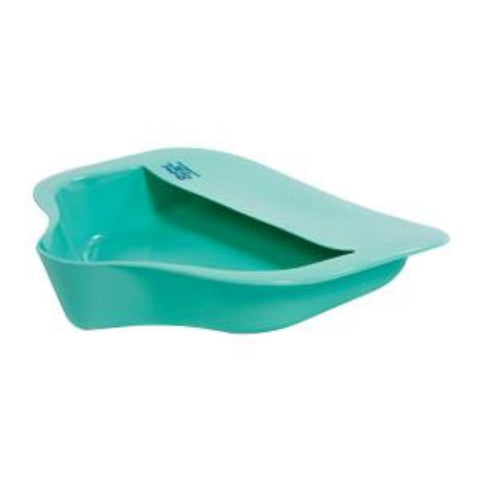 Alimed Bariatric Bed Pan with Anti-Splash, Mint Green, Plastic, 11255