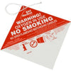 Allied Healthcare Pack of 100 No Smoking Placard, Warning Sign, 66099