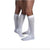 BSN Jobst Unisex ActiveWear Knee-High Firm Compression Socks, Closed Toe, Large Full Calf, White