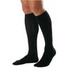 BSN Jobst Men's CasualWear, Knee-High Extra-Firm Compression Socks, Closed Toe, XL Full Calf, Black