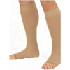 BSN Jobst Unisex Relief, Knee-High Firm Compression Stockings,Open Toe, Full Calf XL, Beige