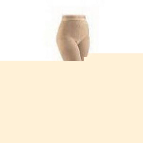 BSN Jobst Unisex Relief Waist-High ExtraFirm Compression Pantyhose, Open Toe, Medium, Beige