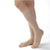 BSN Jobst Women's Opaque Knee-High Extra Firm Compression Stockings, Open Toe, Large, Natural