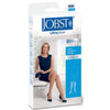 BSN Jobst Women's UltraSheer Knee-High Moderate Compression Stockings, Closed Toe, XL, Natural