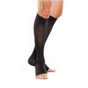 BSN Jobst Women's UltraSheer Knee-High Moderate Compression Stockings, Open Toe, Medium, Classic Black