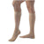 BSN Jobst Women's UltraSheer Knee-High Firm Compression Stockings, Open Toe, Small, Natural