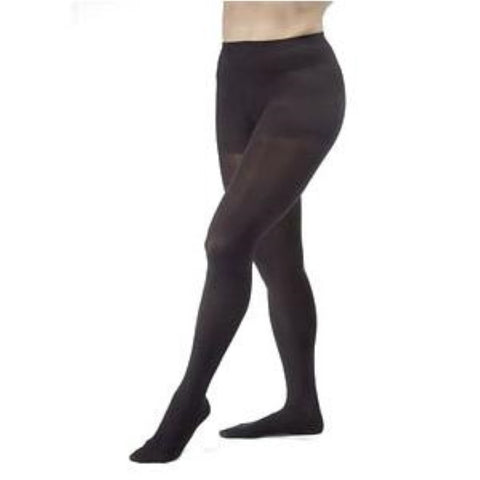 BSN Jobst Women's UltraSheer Firm Compression Pantyhose, Closed Toe, XL, Classic Black