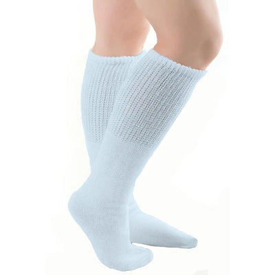 CareApparel CareActive Diabetic Swellsox Tube Socks, One Size Fits All, 2 Pairs