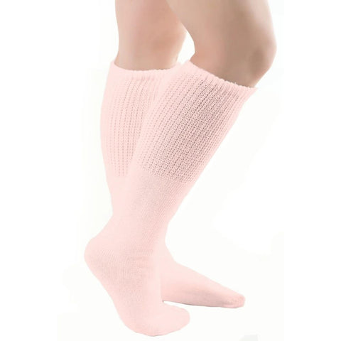 CareApparel CareActive Diabetic Swellsox Tube Socks, One Size Fits All, 2 Pairs