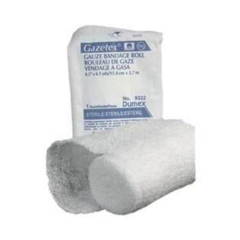Derma Sciences Gazetex Bandage Roll, 6-Ply, Non-Sterile, Latex-Free, DE-9320