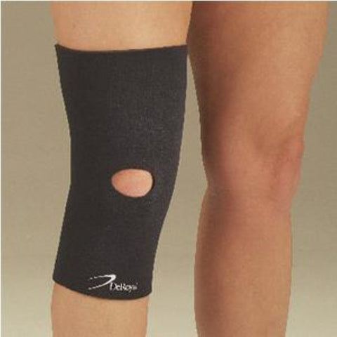 DeRoyal Open Patella Knee Support without Pad, XL, 23" to 25.5" Circumference, Neoprene