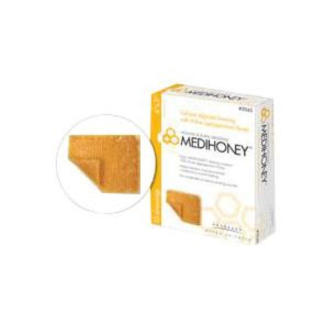 Derma Sciences Medihoney Calcium Alginate Dressing With Manuka/Leptospermum Honey, 2" x 2"
