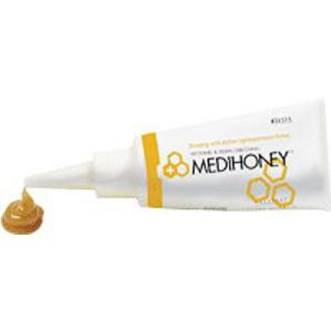 Derma Sciences Medihoney Hydrocolloid Wound Filler Paste with Applicator, 95% Leptospermum Honey, 1-1/2 oz Tube, 31515