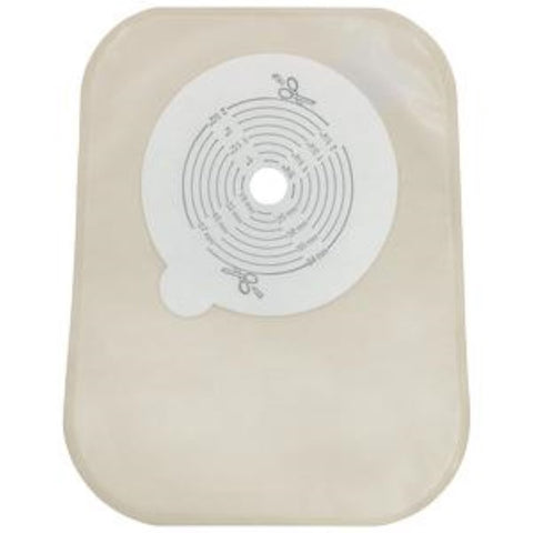 Securi-T® USA One-Piece Cut-to-Fit Standard Wear Closed End Pouch with Filter 8" L, Fits 1/2" to 2-1/2" Stoma
