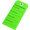 Elkay Plastics Clean Equipment Tag, 2-5/16" x 4-3/4", Green, Recyclable