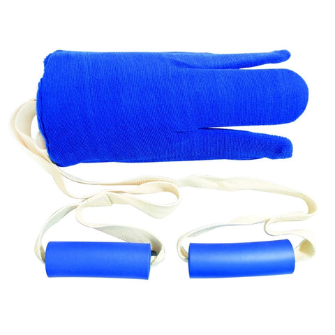 Essential Medical Supply Terry Cloth Sock and Stocking Aid, 32" Rope Straps with Foam Handles