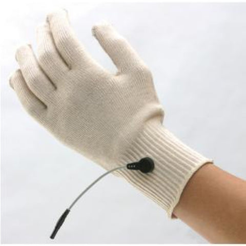 Biomedical Life Systems BioKnit Conductive Fabric Glove Medium, Fits up to 8" Circumference