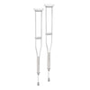 Medline Standard Youth Aluminum Walking Crutches, Patient Height 4'6" - 5'2",  MZI104018