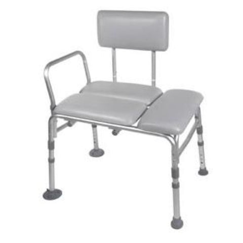 Drive Medical Knock Down Padded Transfer Bench, 21-3/4" H x 24" W x 16" D - Replaces FG12005KD2