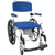 Drive Medical Rehab Shower Commode Mobile Chair Aluminum, 24" Rear Wheels, NRS185006