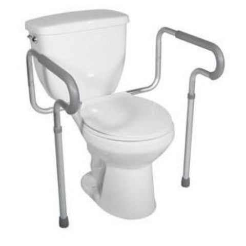 Drive Medical Knock Down Toilet Safety Frame 28" H x 19" W x 32" D, 300 lb Weight