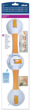 Drive Medical Rotating Suction-Cup Grab Bar, Adjustable, 19.75" x 4.25"