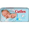 First Quality Cuties Baby Ultra-Absorbent Diaper, Adjustable Grip Tabs, Size Newborn, Up to 10 lb, CR0001