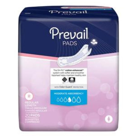 First Quality Prevail Bladder Control Pad, Very Light Absorbency, Regular Length, FIRS-PV926