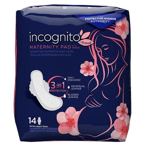 Incognito by Prevail, 3-IN-1 Feminine Pad, Maternity Pad