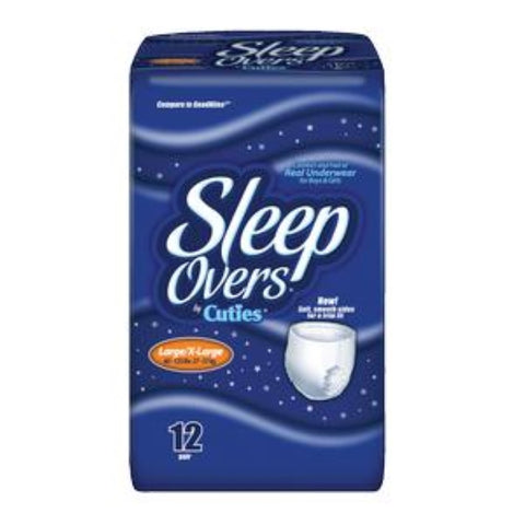 First Quality Sleep Overs Youth Incontinence Pants, Large/XL 65 to 125 lb