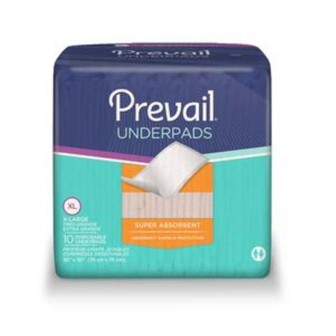 Prevail Night Time Disposable Underpads 30" x 30"
