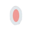 Ferris PolyMem Shapes #3 QuadraFoam Dressing without Silver 2" x 3" Oval with 1" x 2" Pad