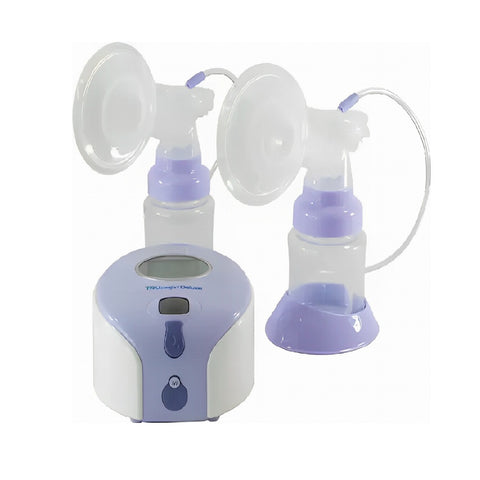 Roscoe Medical Viverity TruComfort Double Electric Breast Pump with Collection Combo Kit, 177 to 250 mmHg Suction Strength