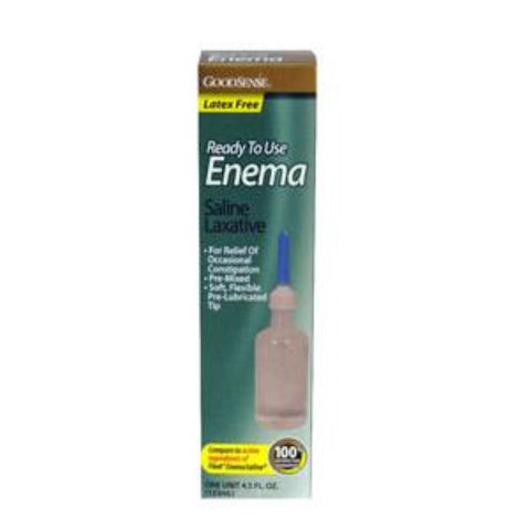 GoodSense Ready-to-Use Enema Solution 4.5 oz, For Constipation Relief