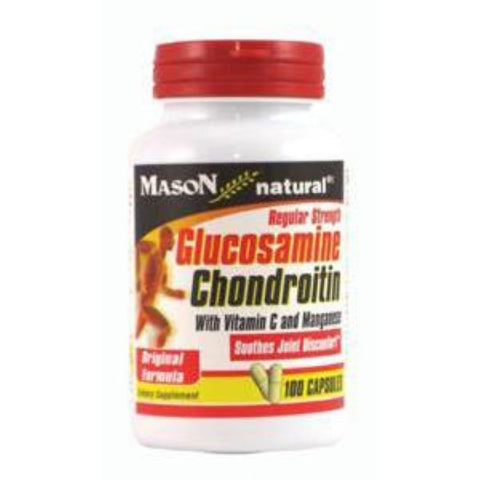 Mason Vitamins Glucosamine Chondroitin Regular Strength Capsule 100 Count