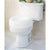 Medline Guardian Raised Toilet Seat, Elevated 5" Seat Riser, 250 lb Weight Capacity, G30250