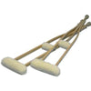 Hermell Products Imitation Sheepskin Crutch Cover and Hand Grips Set, Washable