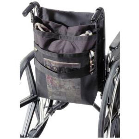 Homecare Products Wheelchair Back Carry-On 17-1/2" L x 16-1/2" x 4-1/2" H, Black