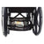 Homecare Products Wheelchair Underneath Carrier 17" L x 15" x 2" H, Black, Large Vinyl Mesh Canopy
