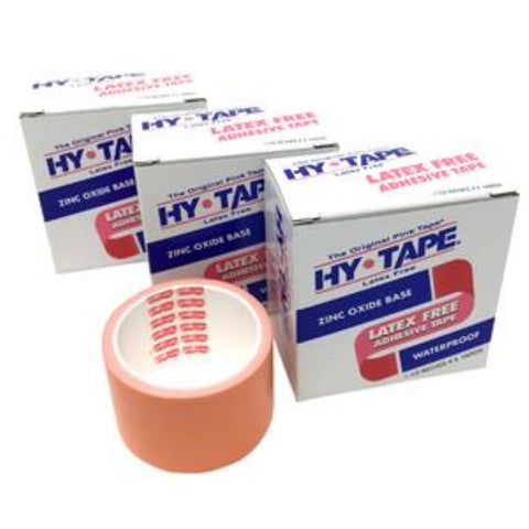 Hy-Tape Original Pink Tape, On Plastic Spool, Waterproof, Flexible, Latex-free, Zinc Oxide Based, Individually Packaged 3" x 5 yds