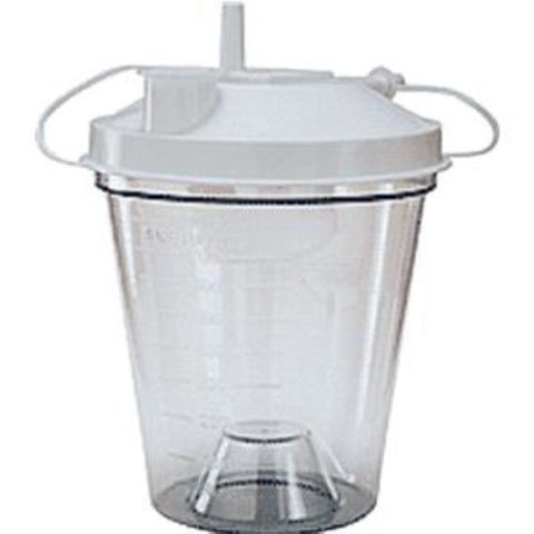 EVO Medical Solutions 800cc Disposable Suction Canister Collection Jar with a Float Shut Off for #601 #602 and #605