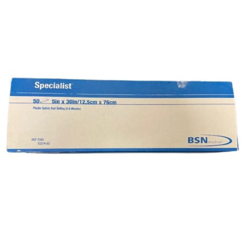 BSN Medical Specialist® Extra-Fast Plaster Splints 5" x 30", Green Label