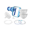 Freemie Equality Manual Breast Pump Deluxe Set for Single and Double Pumping, Lightweight, BPA and Latex-Free