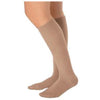 Juzo Soft Knee-High Compression Stockings with Silicone Border Size 4 Short, 20 to 30 mmHg Compression, Beige
