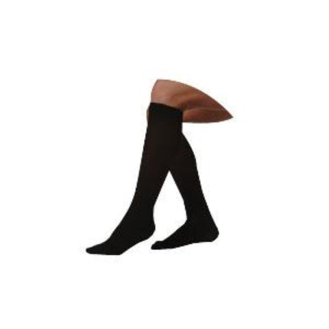 Juzo Soft Firm Knee-High Compression Stocking with Silicone Border Size 2 Short, Black, 30 to 40 mmHg Compression