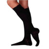 Juzo Women's Hostess Knee-High Sheer Compression Stockings Black, Full Foot, Latex-Free, Black, Size 3 Regular