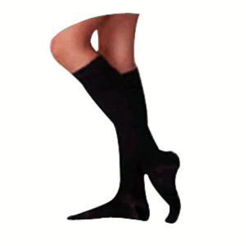 Juzo Varin Knee High Specialty Compression Stockings Size 2 Short, 30 to 40mm Hg Compression, Black, Full Foot, Unisex, Latex-free