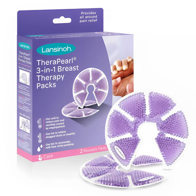 Lansinoh TheraPearl 3-in-1 Hot or Cold Breast Therapy Pack